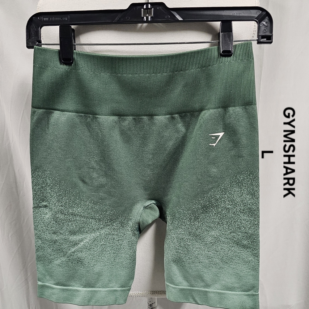 GYMSHARK  Forest Green Seamless Bike Shorts